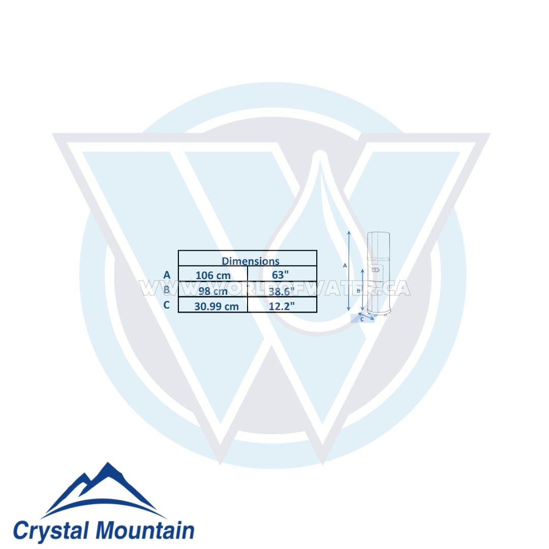 Crystal Mountain Dual-360 Point-of-Use Water Cooler - Image 4