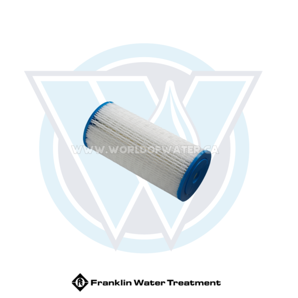 FWPL10B05 : Excelpure 9-7/8" Pleated BB 5 micron sediment (PL10B05)