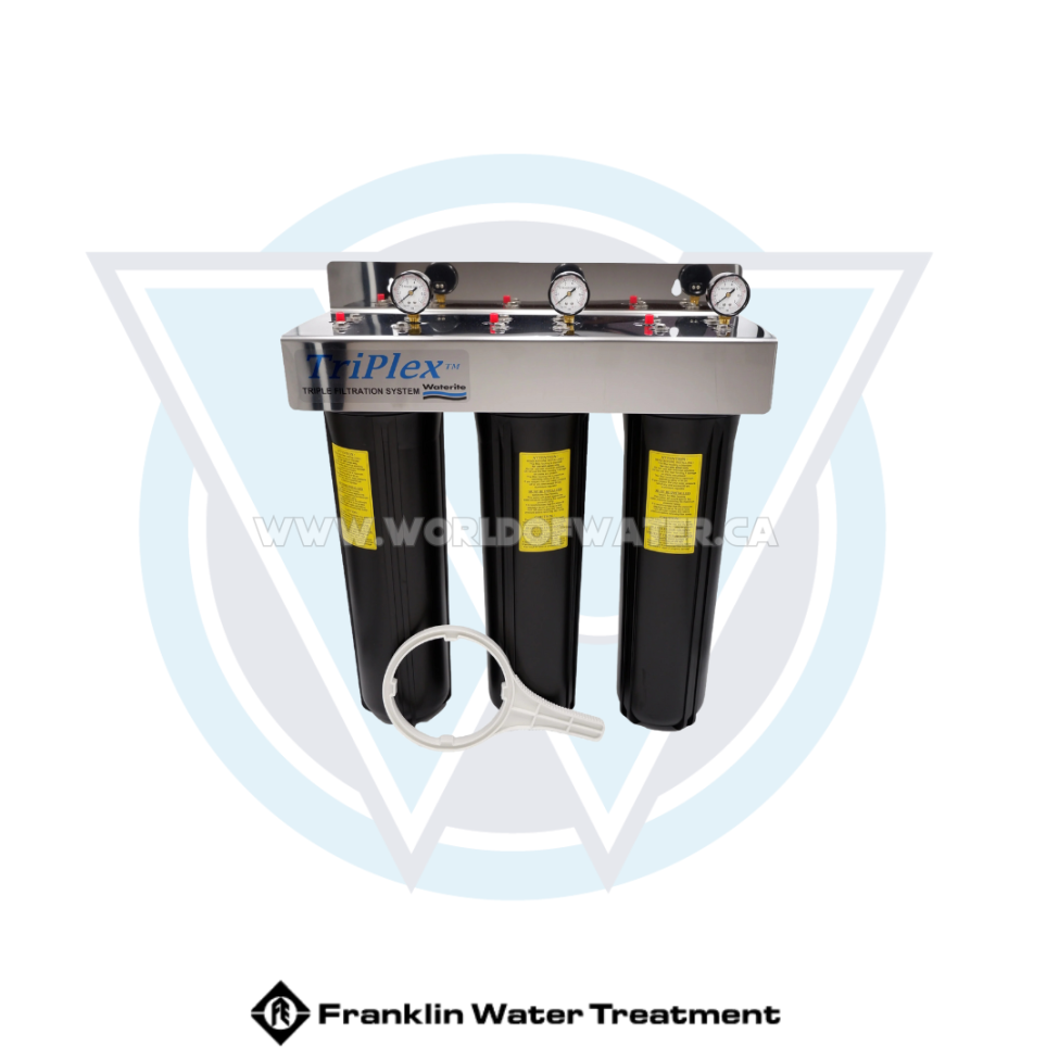 Triplex Filter System TriPlex Triple Stage Filtration With Gauges, 20